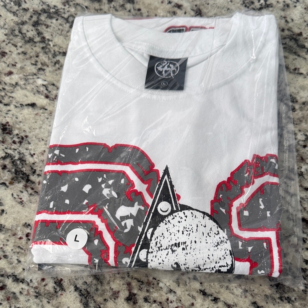 White Graphic Kids Shirt